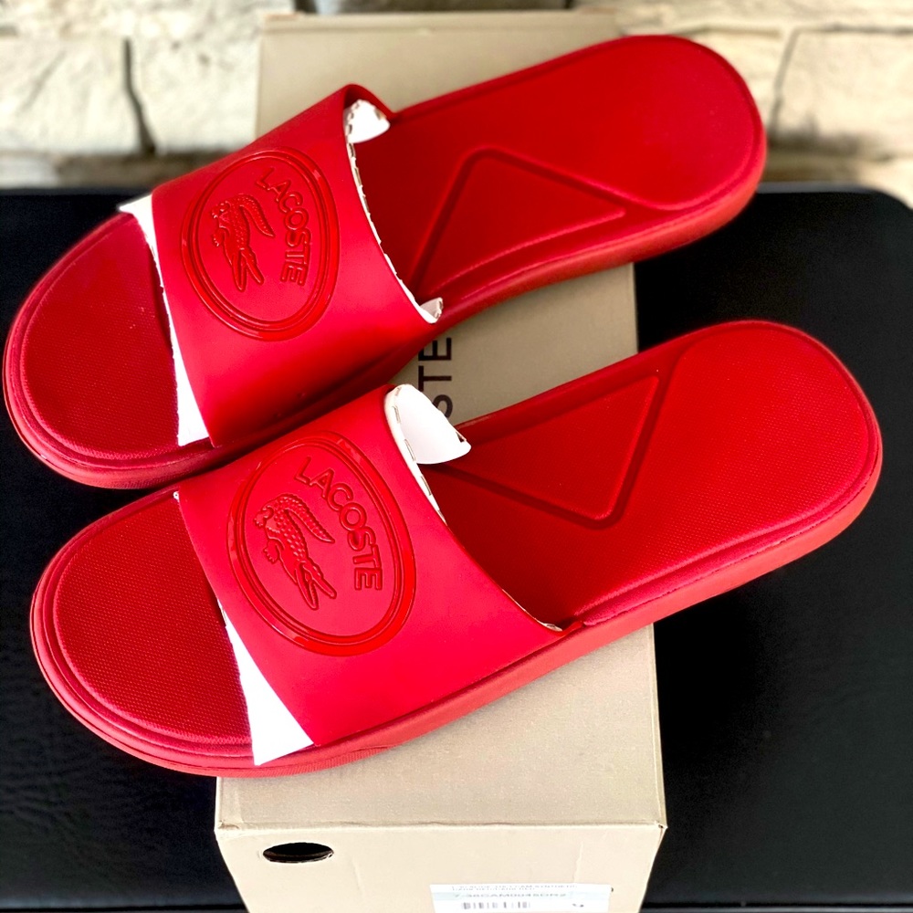 Women’s Lacoste slides